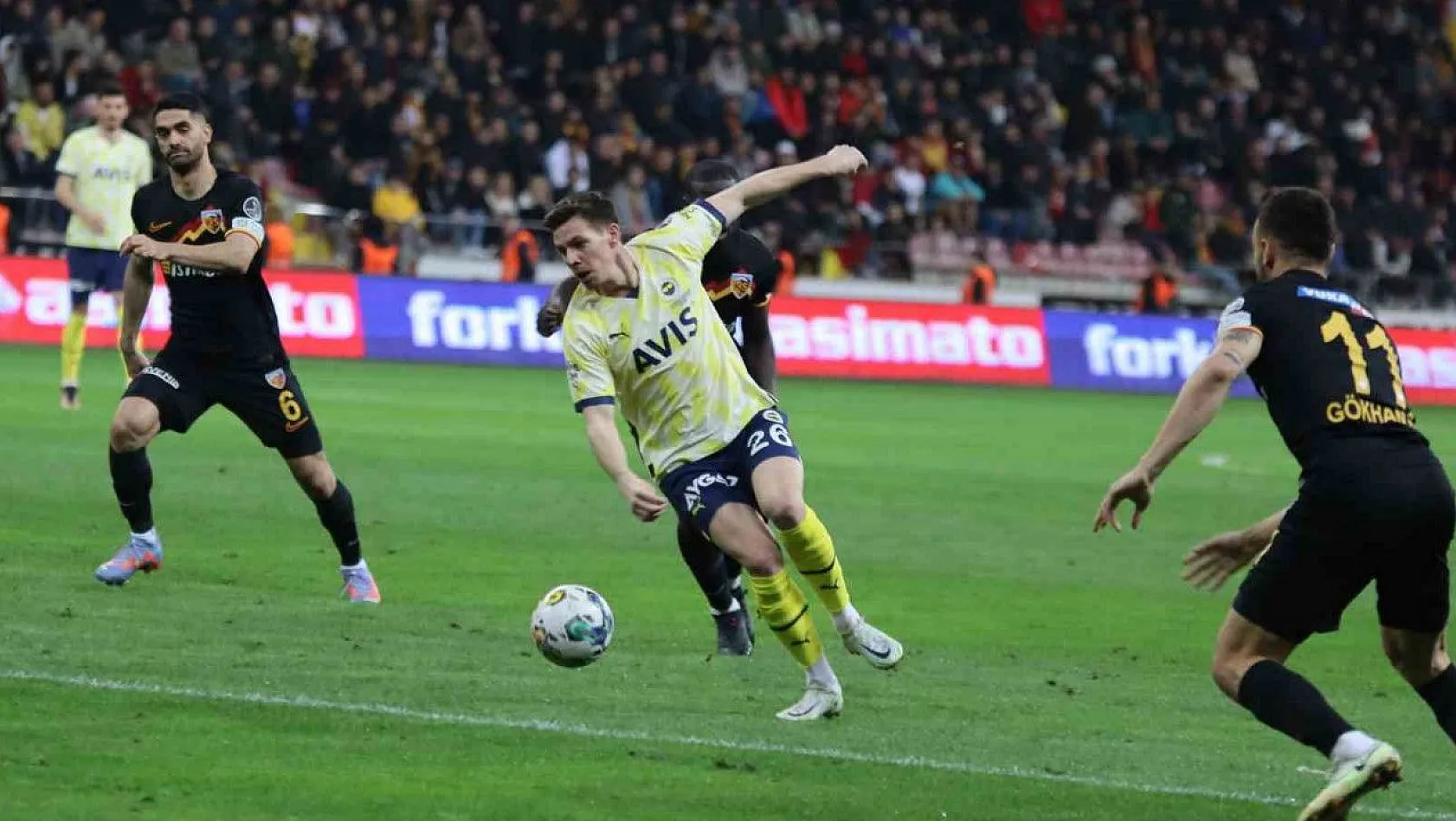 Kayserispor: 1 - Fenerbahçe: 2 (Maç sonucu)