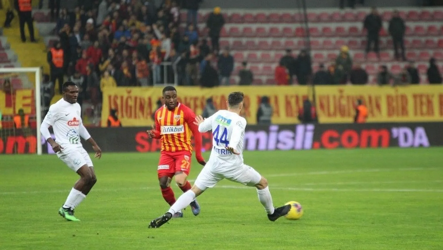 Süper Lig: İ.M. Kayserispor: 1 - Çaykur Rizespor: 0 (Maç sonucu)
