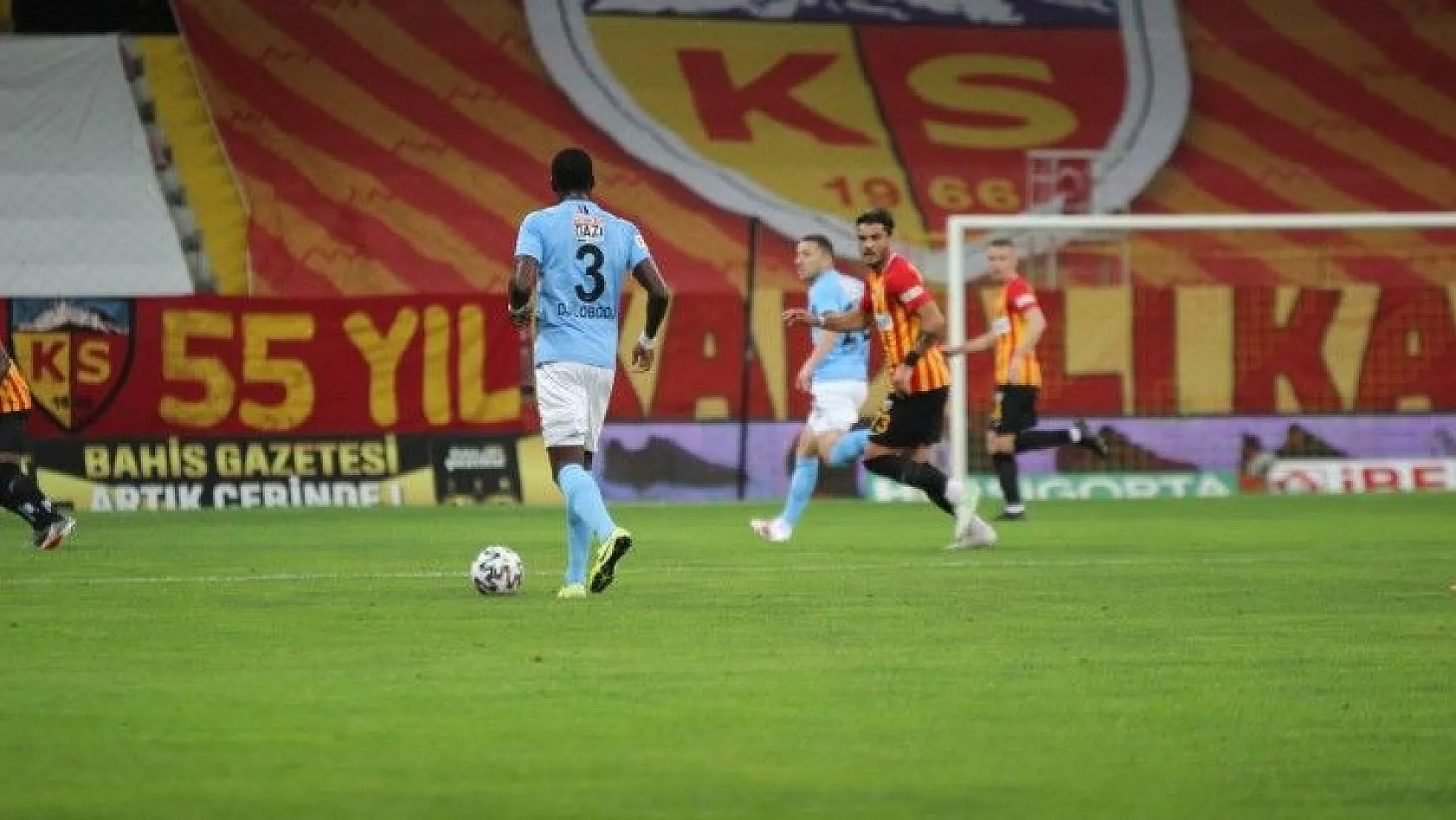 Süper Lig: Kayserispor: 0 - Gaziantep FK: 0 (İlk yarı)