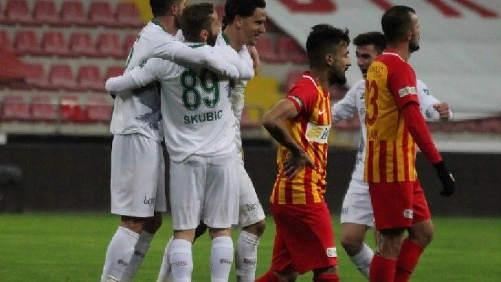 Süper Lig: Kayserispor: 1 - İ.H. Konyaspor: 2 (Maç sonucu)