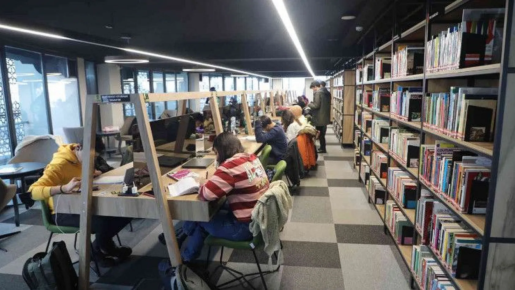 Talas'ın kütüphaneleri öğrencilerin gözdesi