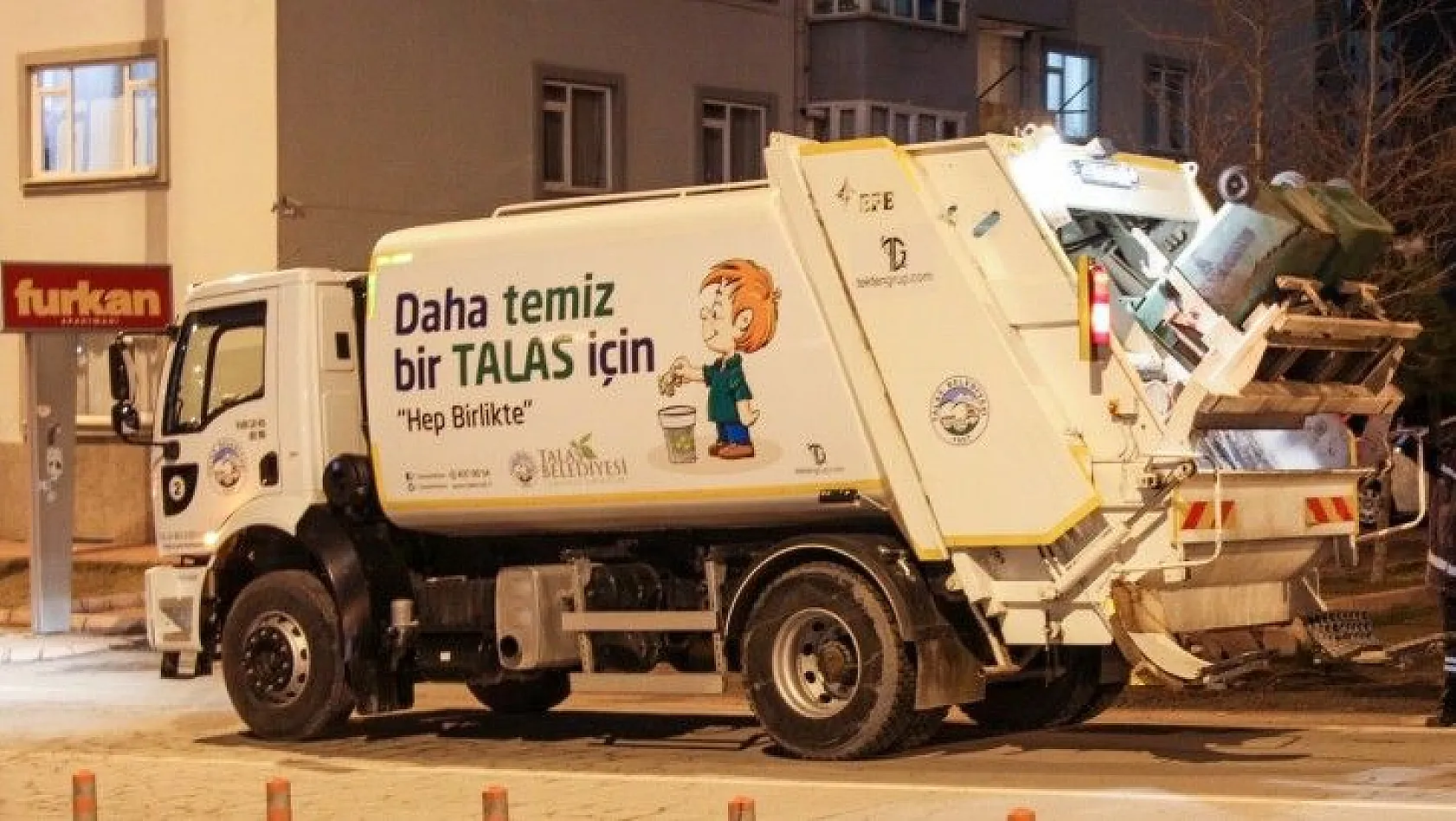 Talas'ta çöp toplama saatleri değişti