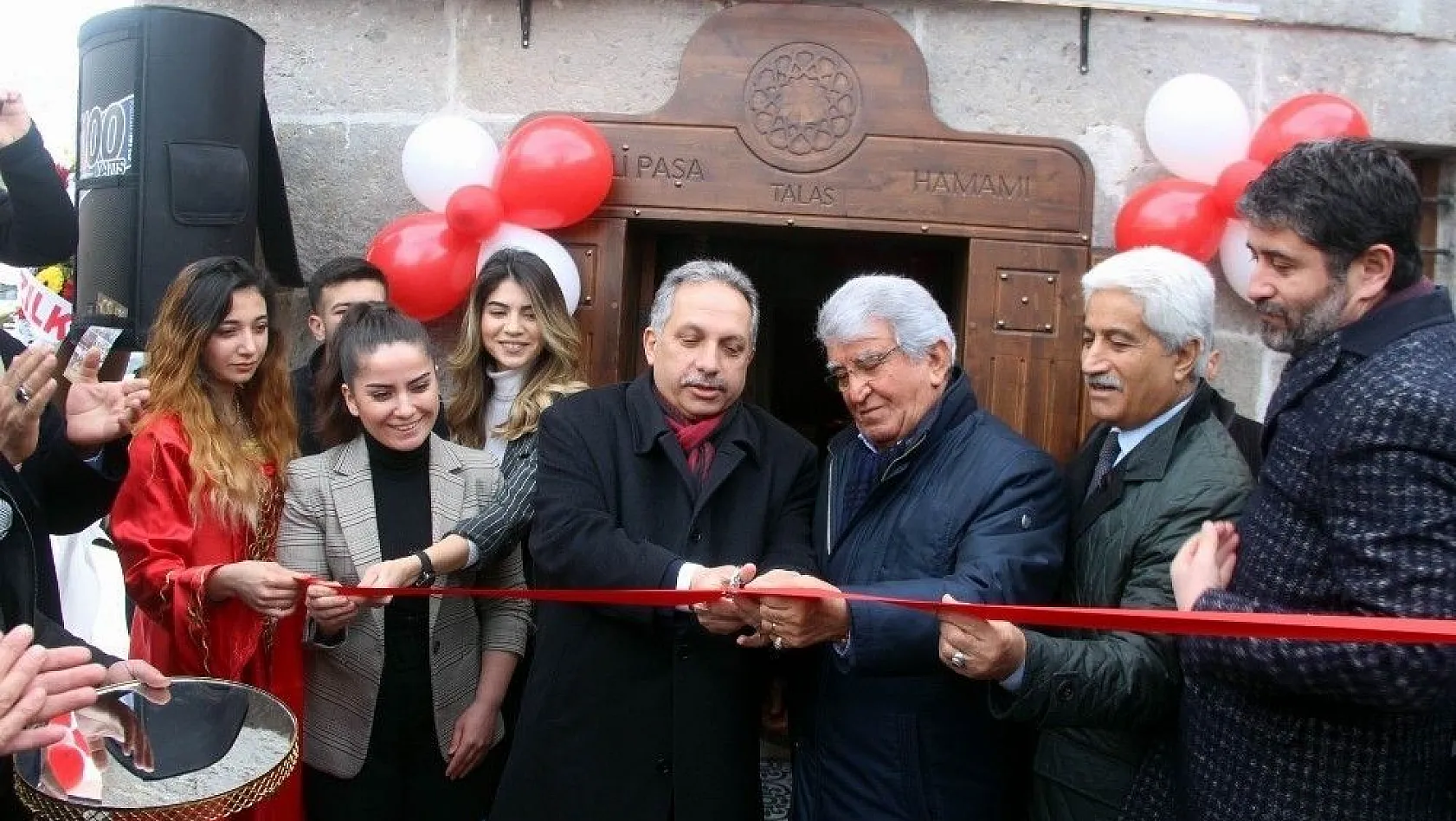 Tarihi Ali Saip Paşa Hamamı Talas'ta açıldı