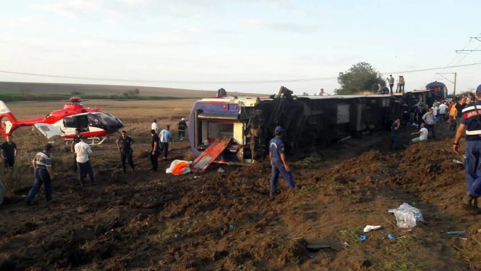 Tekirdağ'daki tren kazasının bilançosu 