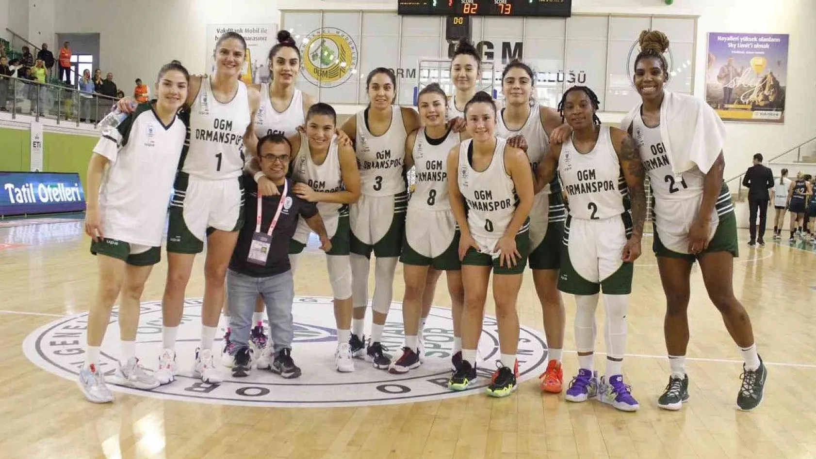 OGM Ormanspor: 82- Melikgazi Kayseri Basketbol: 73