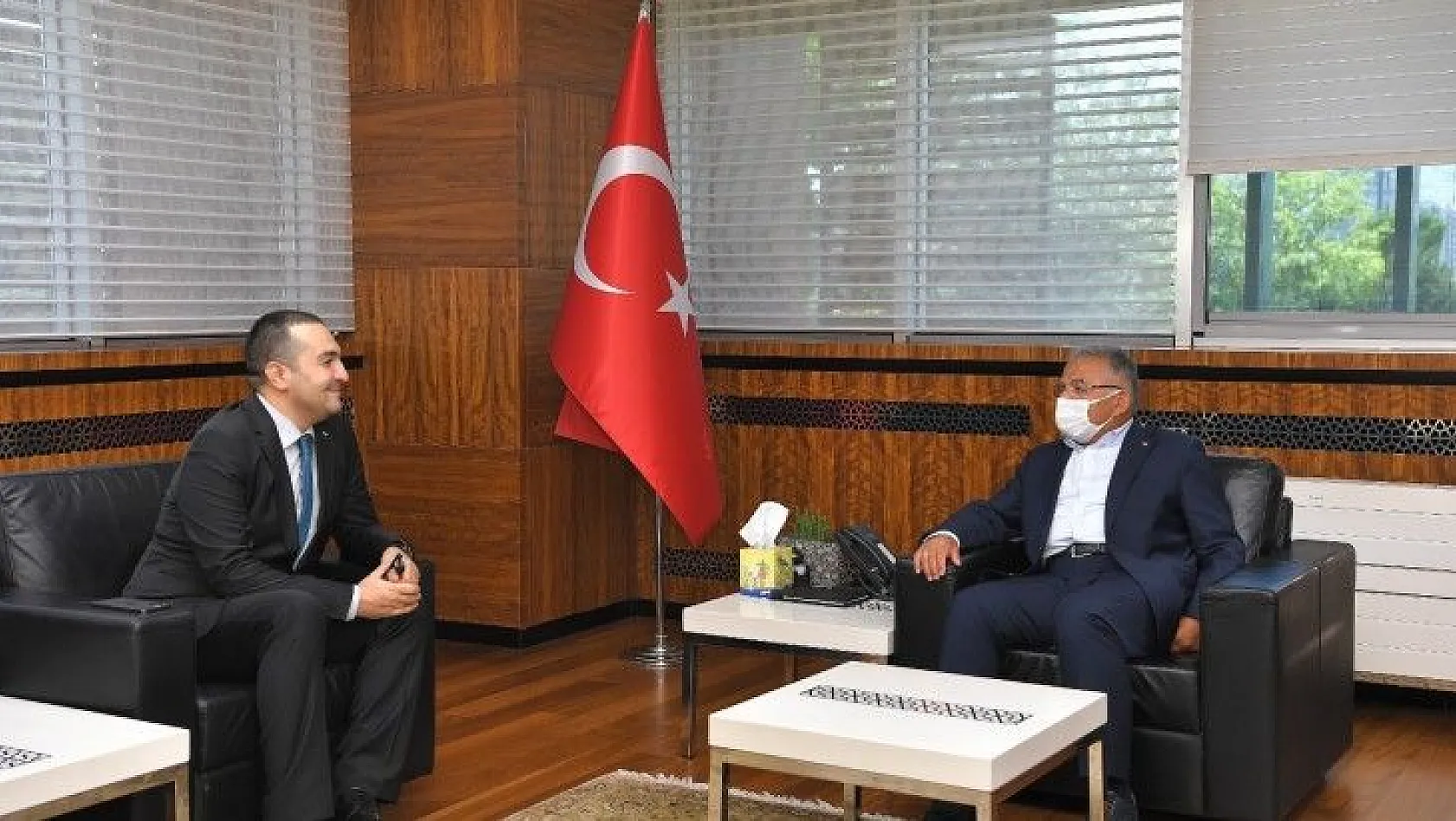 TRT Yönetim Kurulu Başkanı Albayrak'tan Büyükkılıç'a ziyaret