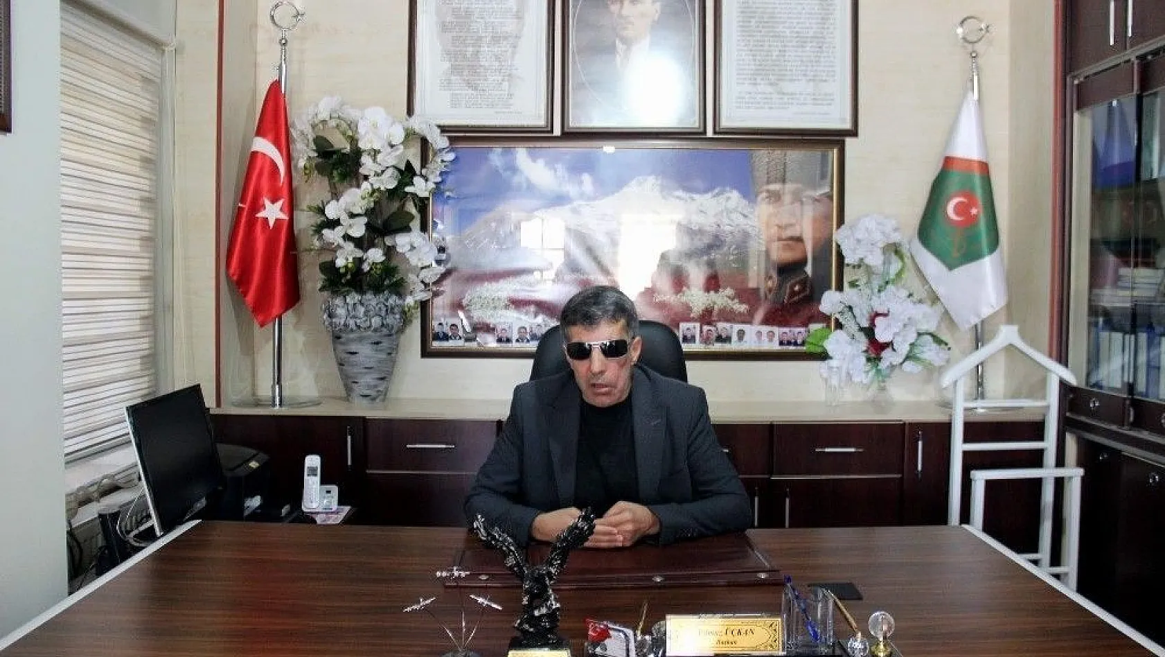 Türkiye Harp Malulü Gaziler Şehit Dul ve Yetimleri Derneği Kayseri Şube Başkanı Yılmaz Üçkan:
