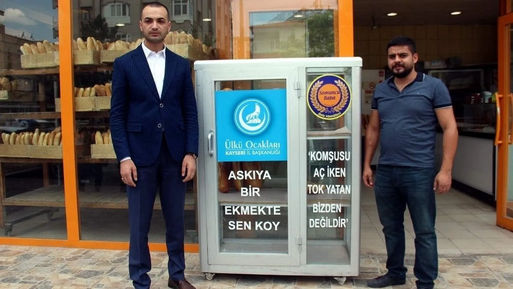 Ülkü Ocakları Kayseri'de Askıda Ekmek Kampanyasını başlattı