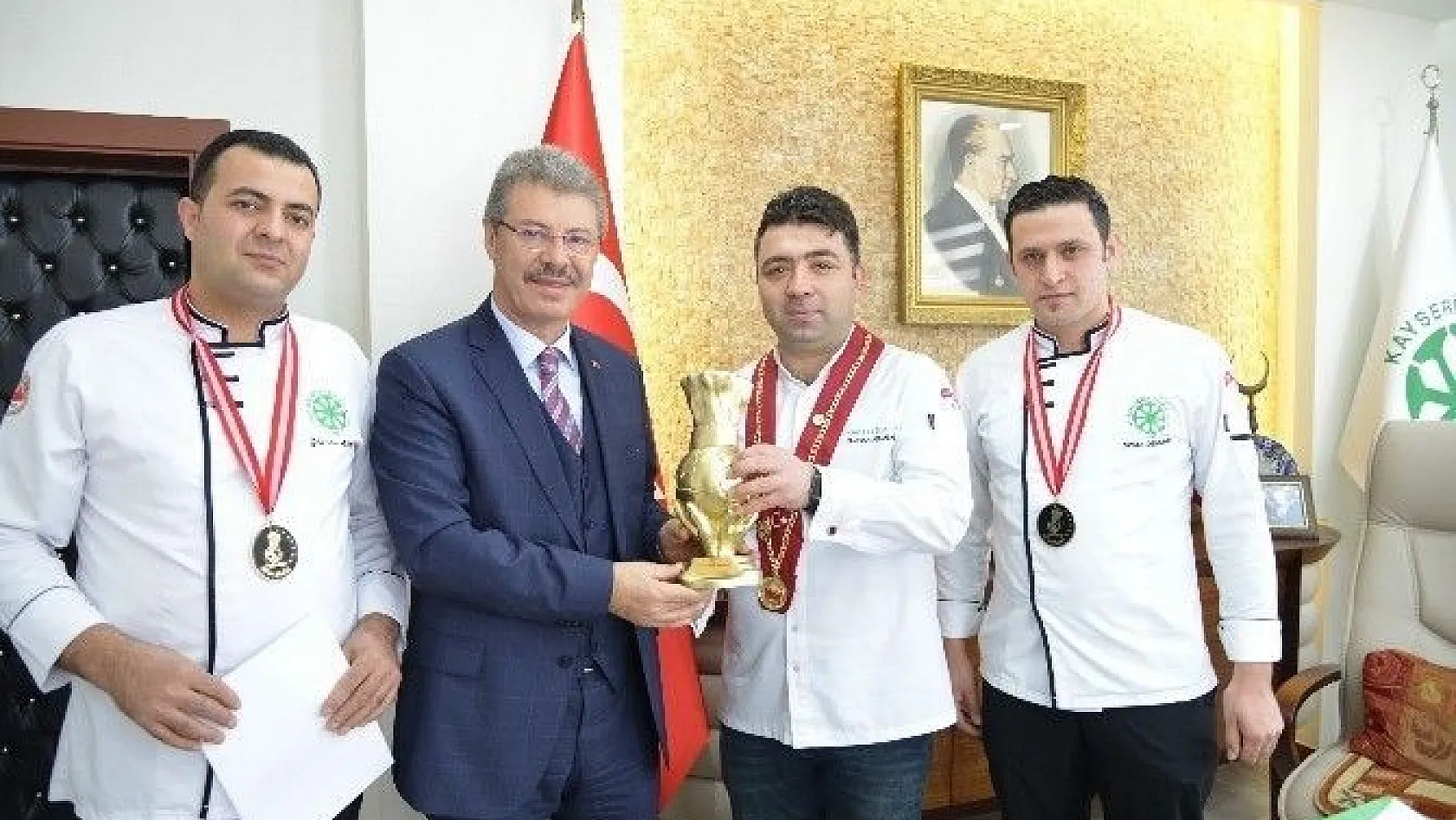 Ulusal Modern Türk Mutfağı Yemek Yarışması'nda Kayseri Şeker Aşçıları Birinci Oldu
