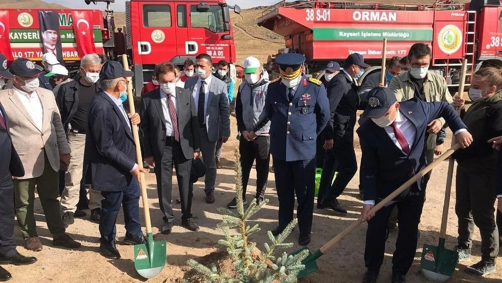 Vali Günaydın: 2020 sonuna kadar Erciyes'te 5 milyon ağaç dikmeyi hedefliyoruz
