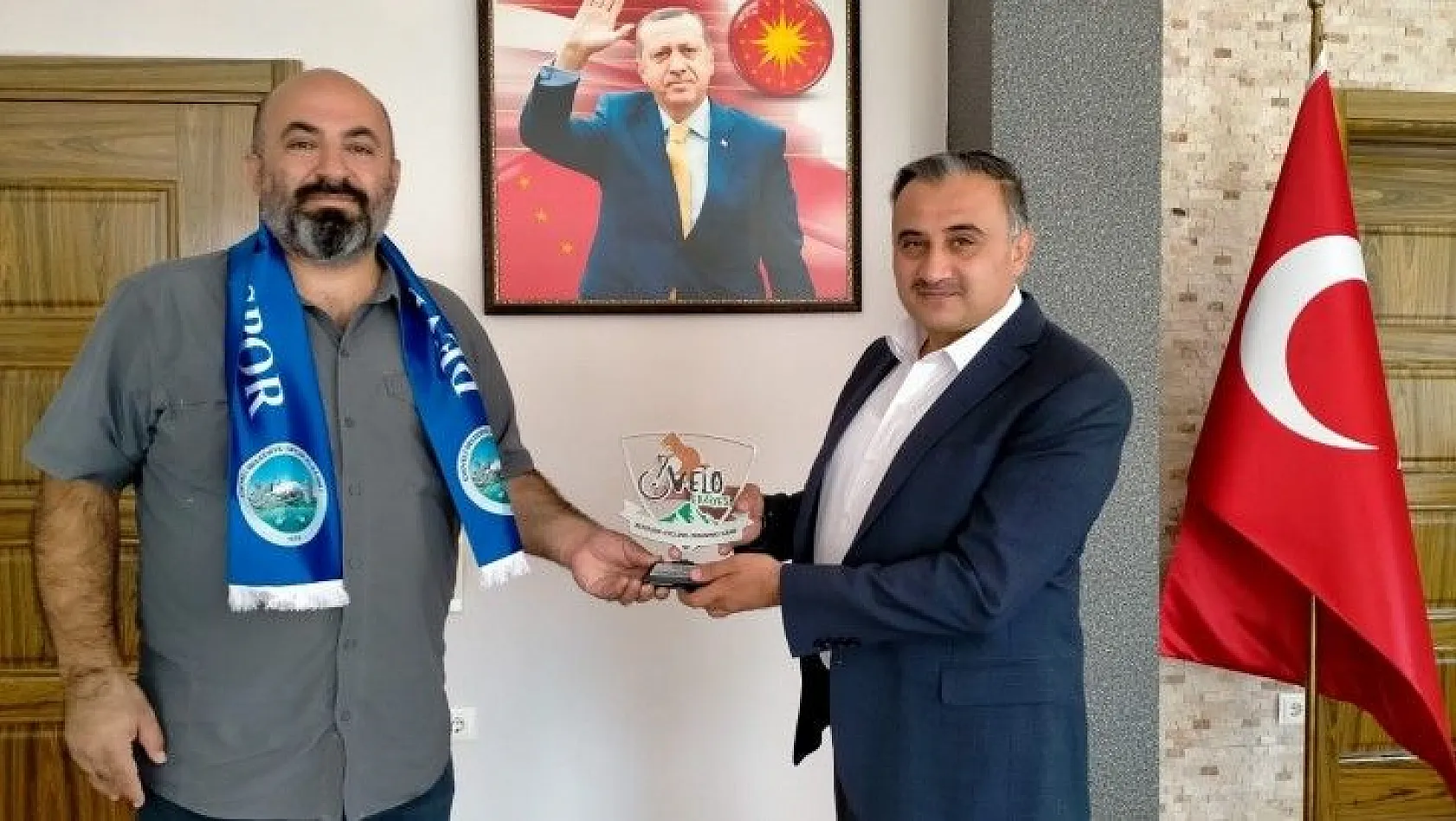 Velo Erciyes'ten Başkan Cabbar'a ziyaret