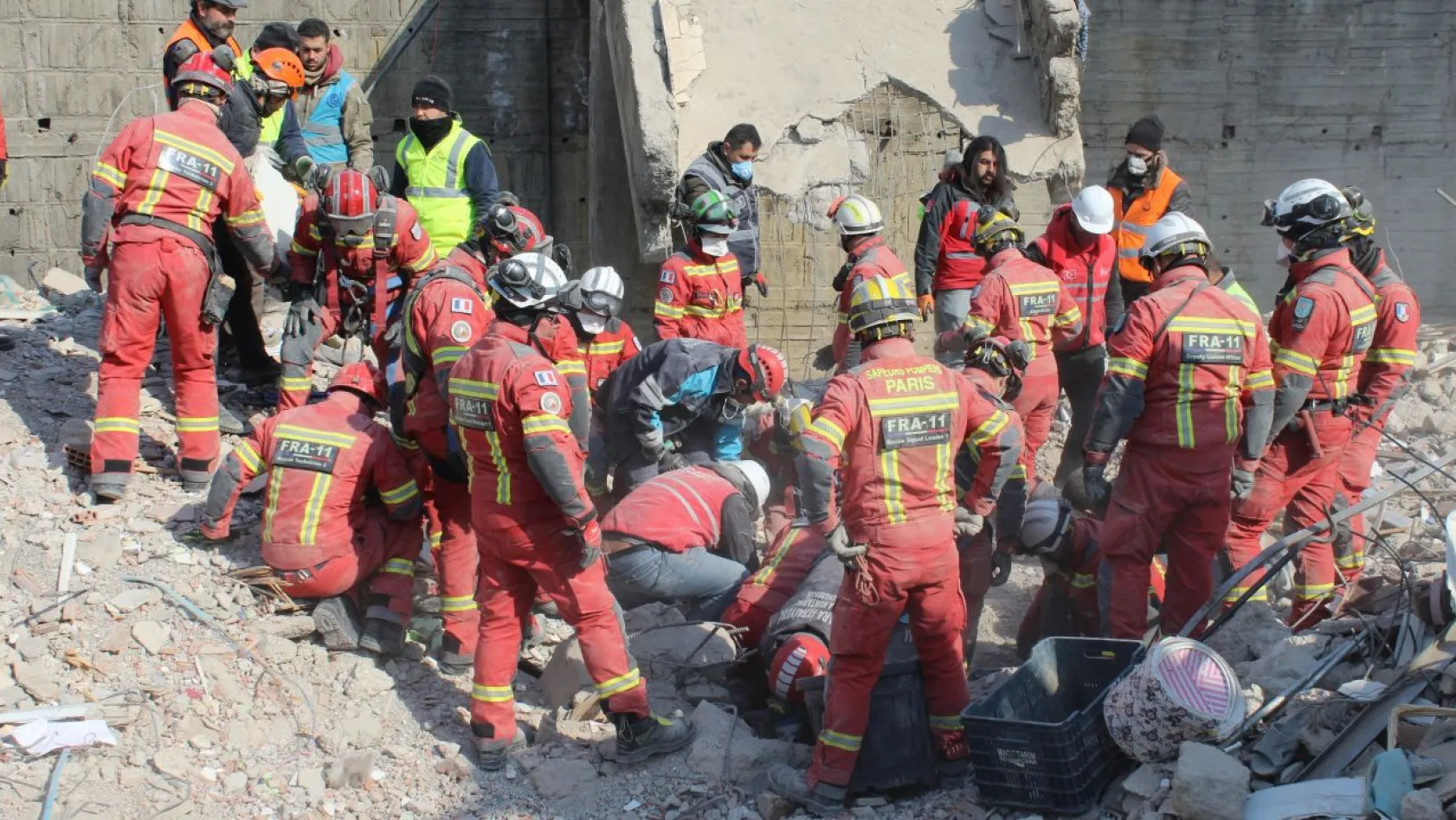 Kahramanmaraş'ta depremin 7. gününde kurtarma çalışmaları sürüyor