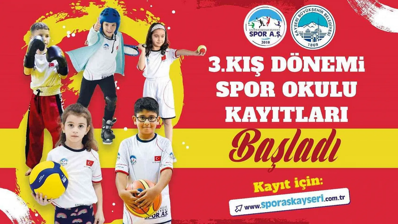 Kış Dönemi Spor Okulu kayıtları başladı