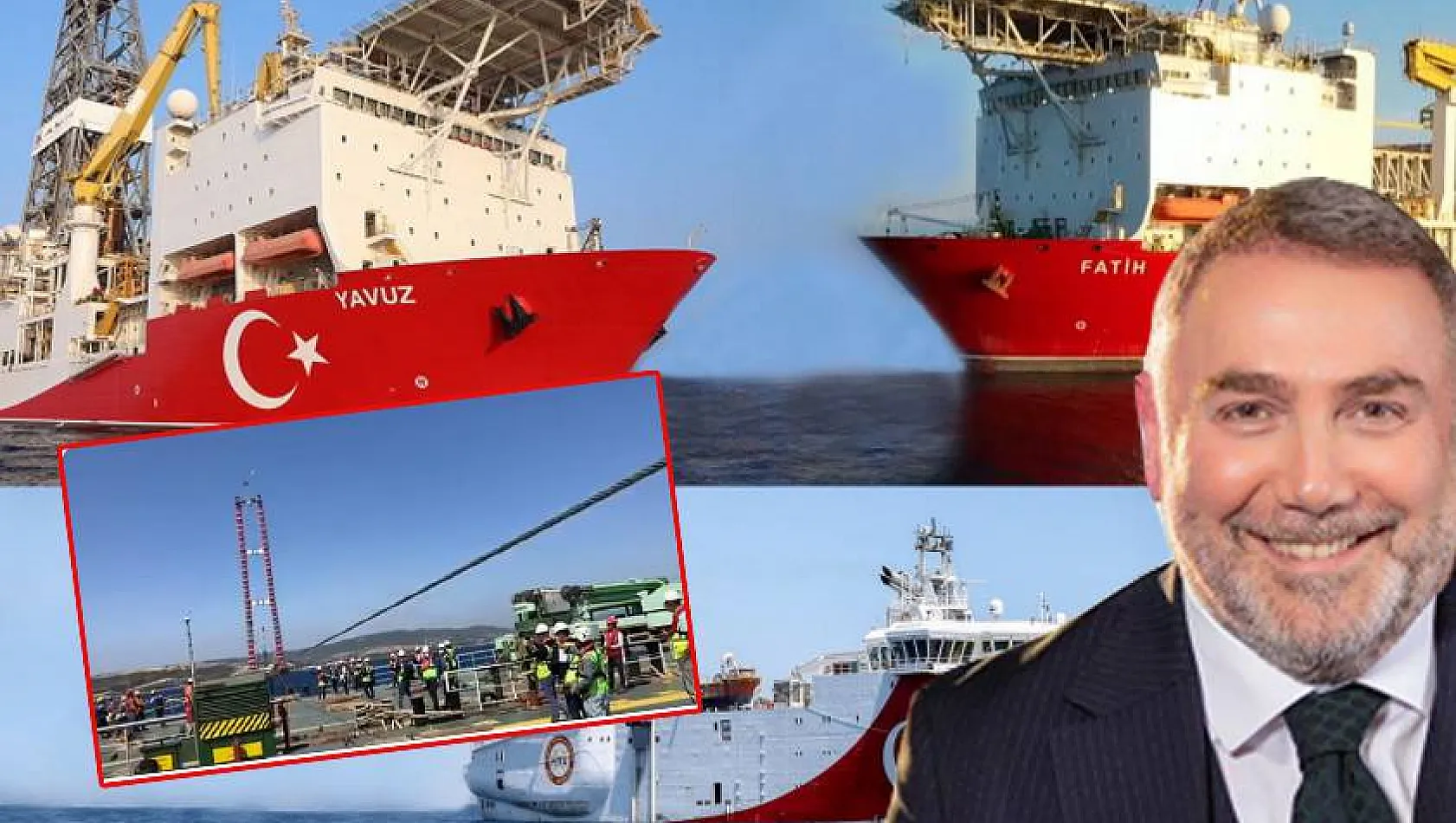 Çanakkale Köprüsü, Yavuz ve Fatih sondaj gemileriyle Oruç Reis sismik araştırma gemisine Kayseri markalı destek!
