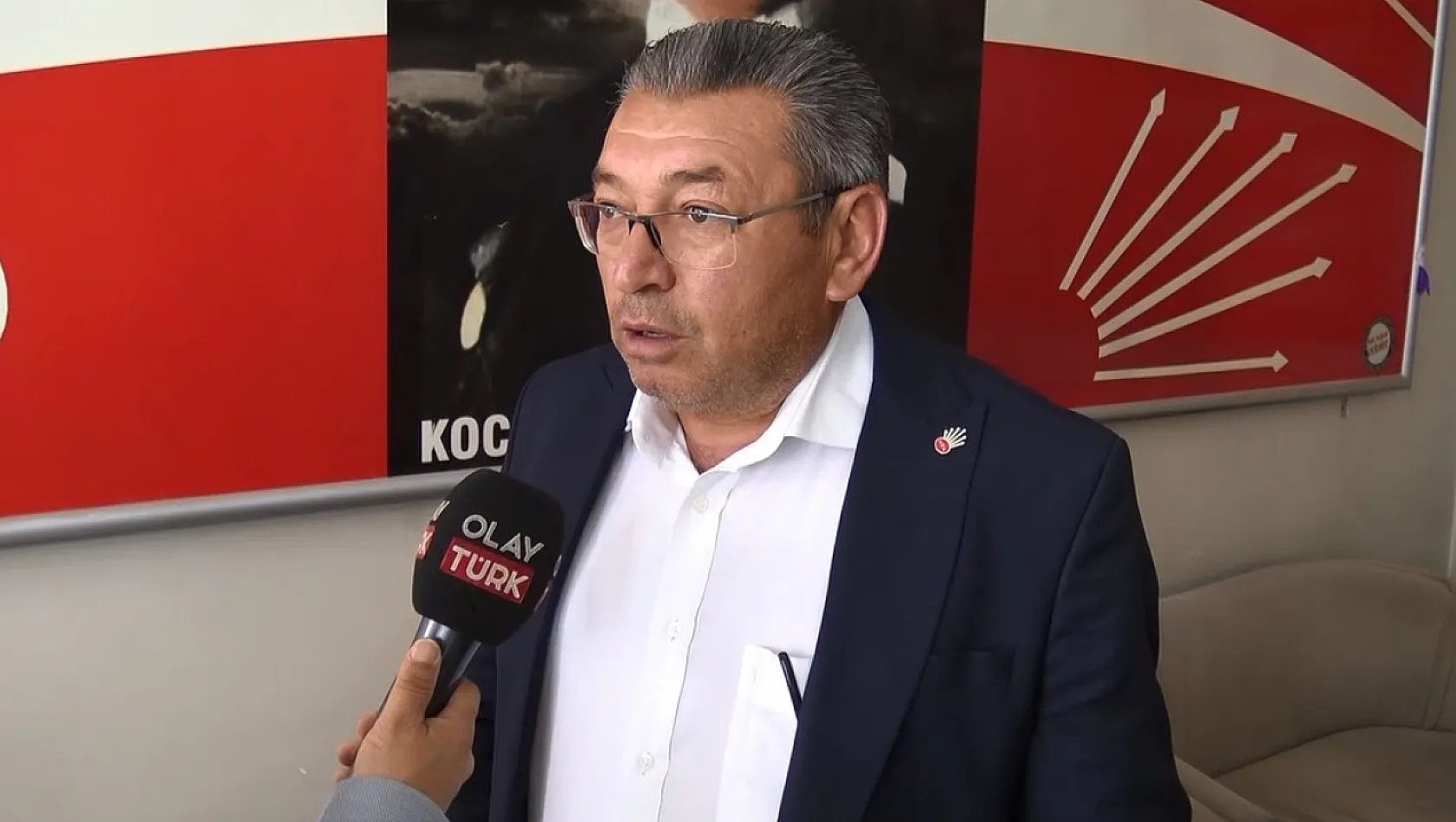 CHP Akkışla İlçe Başkanı Arslan: Cumhurbaşkanıyla rekabetimiz yok!