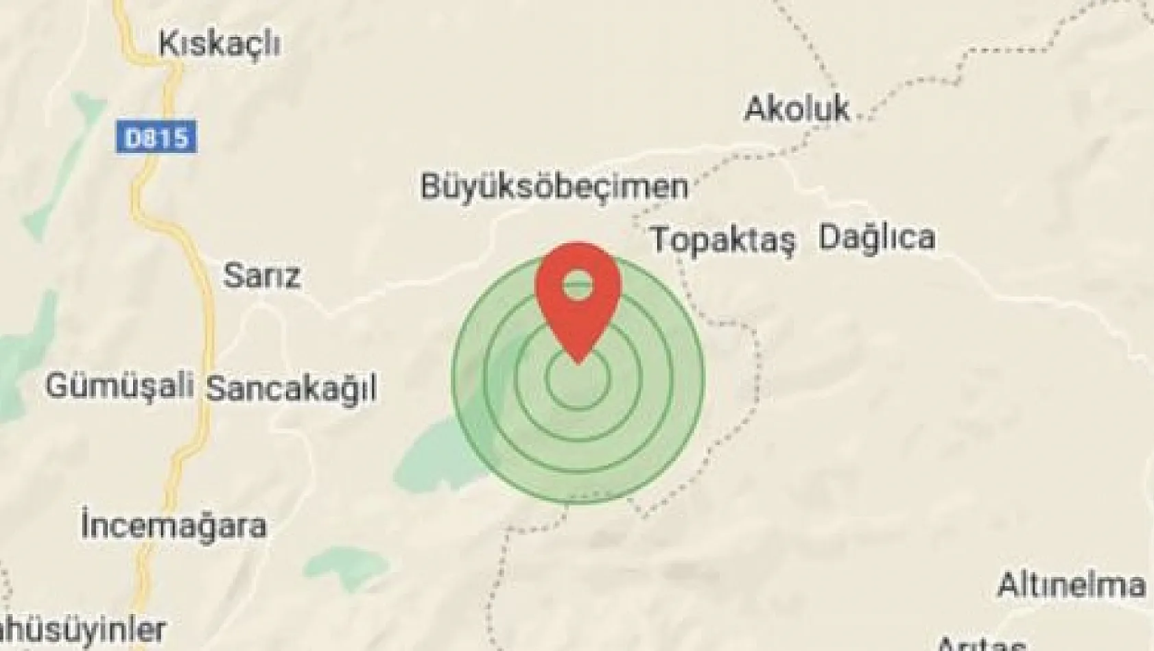 Kayseri'de 3 ilçede 9 deprem
