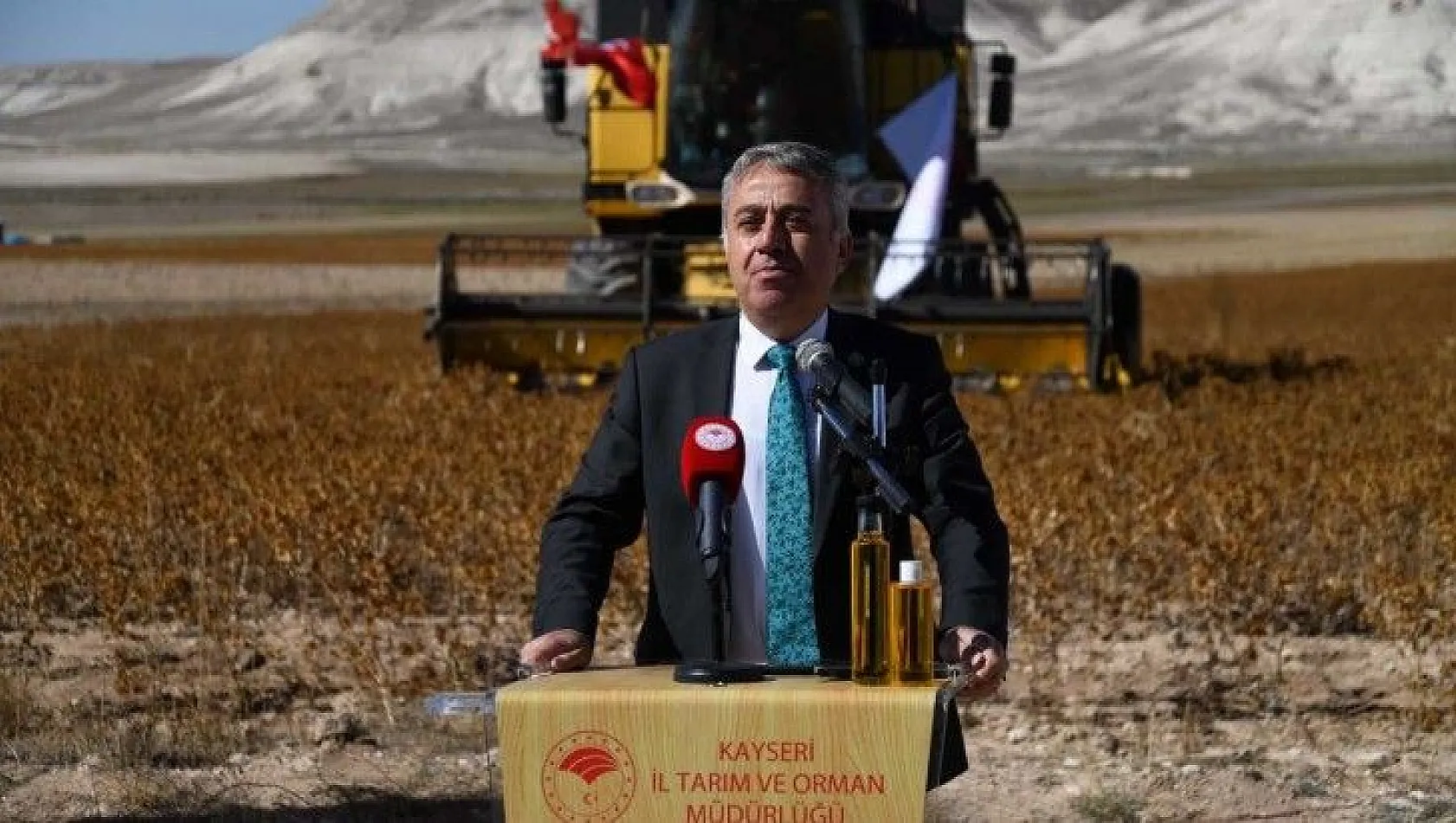 Kayseri'de aspir hasadı başladı