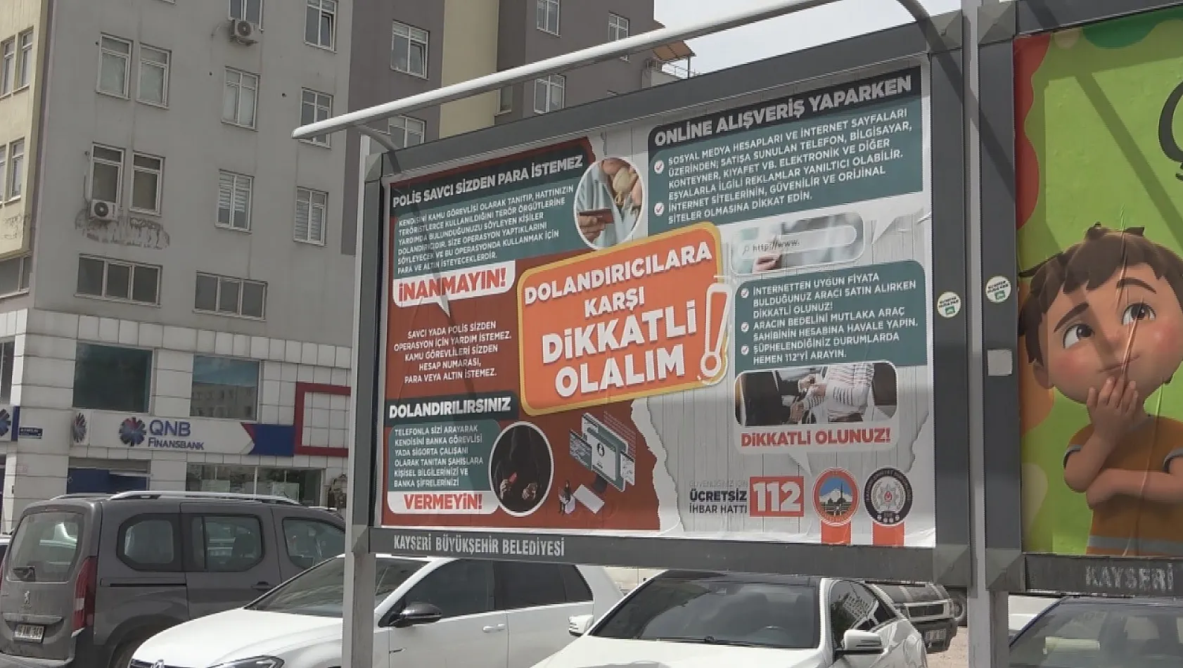 Kayseri'de bilboardlu uyarı! Valilik vatandaşları uyardı