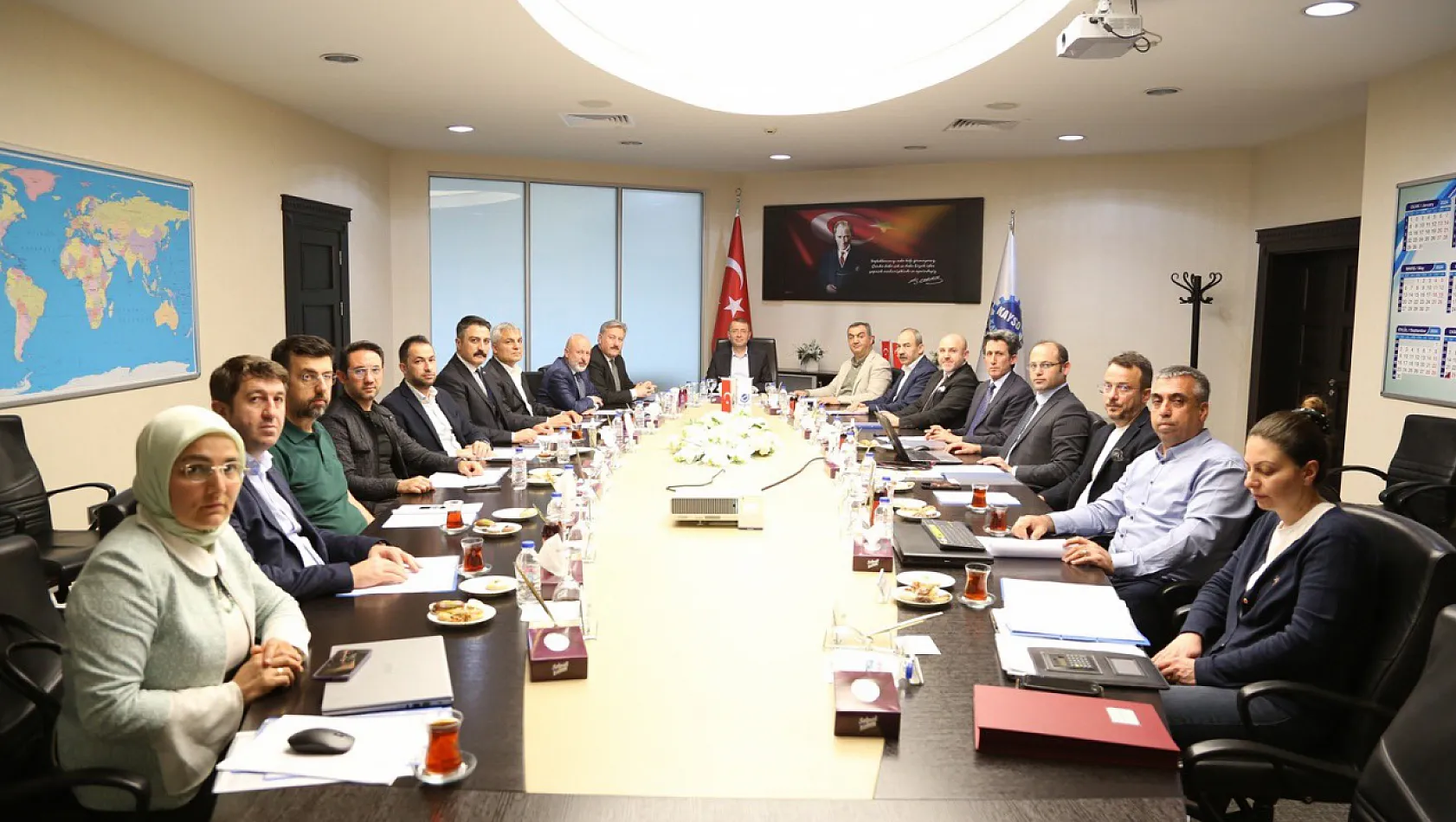Kayseri'de kurulacak yeni OSB'nin yönetimi toplandı! Ne konuşuldu?
