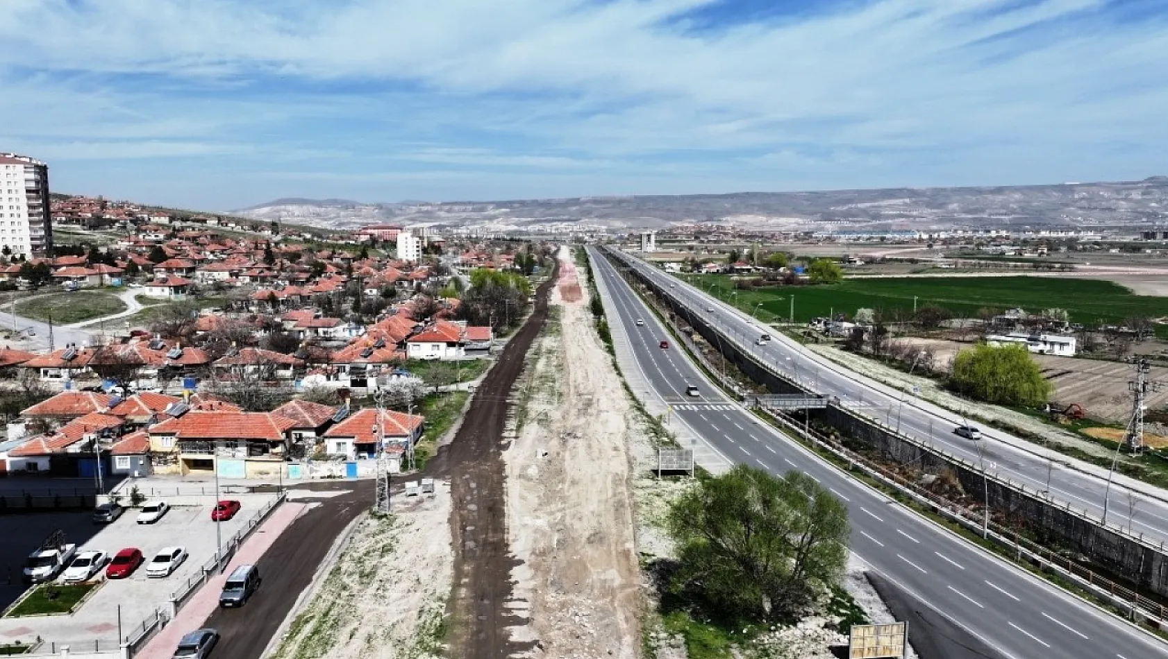 Kayseri'de ulaşımı rahatlatacak yeni yol