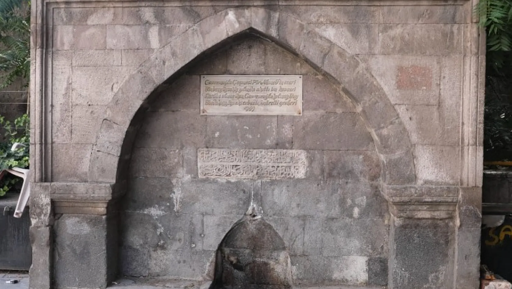 Kayseri'de yüzyıllara meydan okuyan çeşme