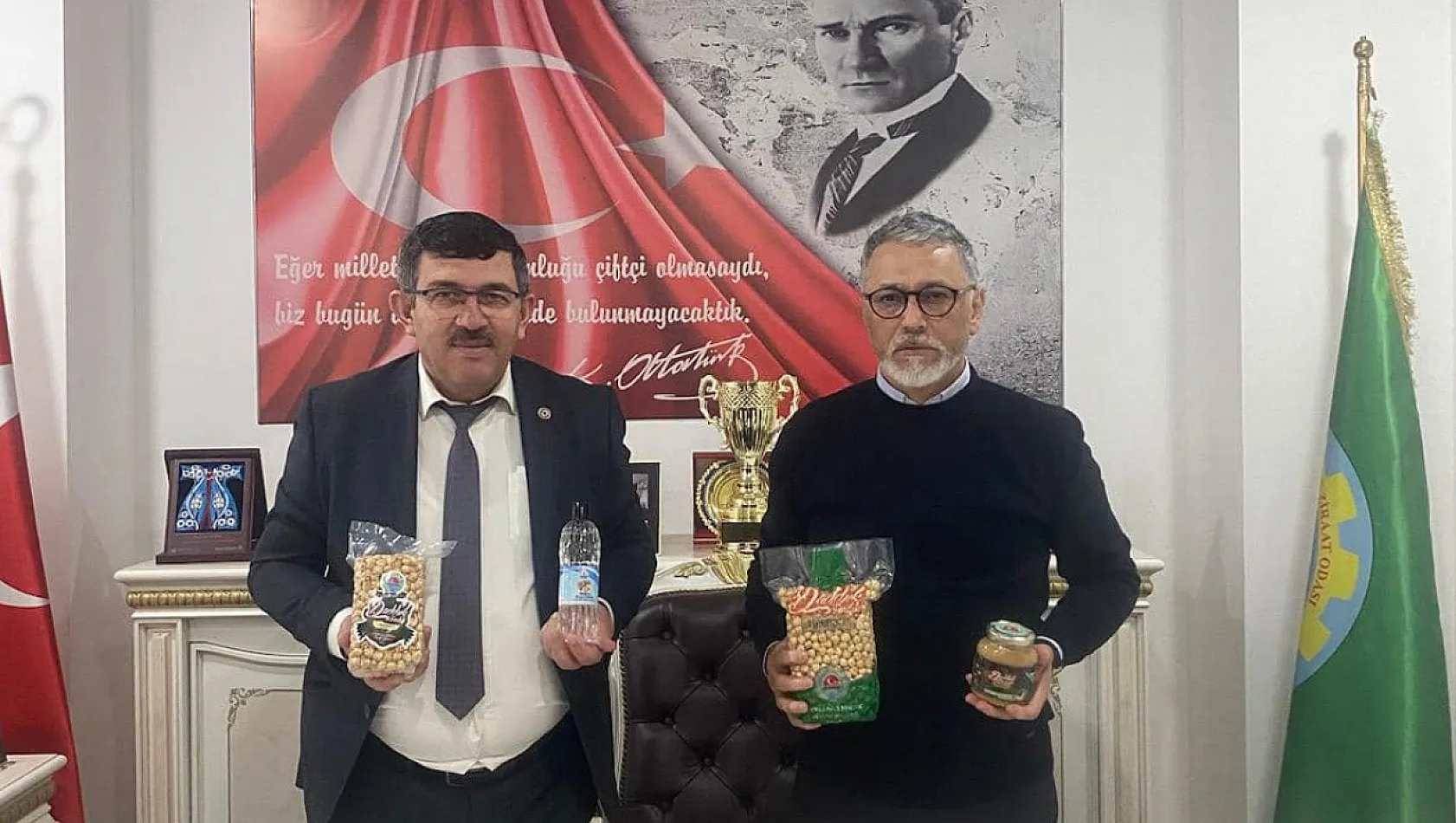Kayseri'deki Ziraat Odası anlaşma sağladı: Fındık, fındık ezmesi, kolonya, leblebi satacaklar!