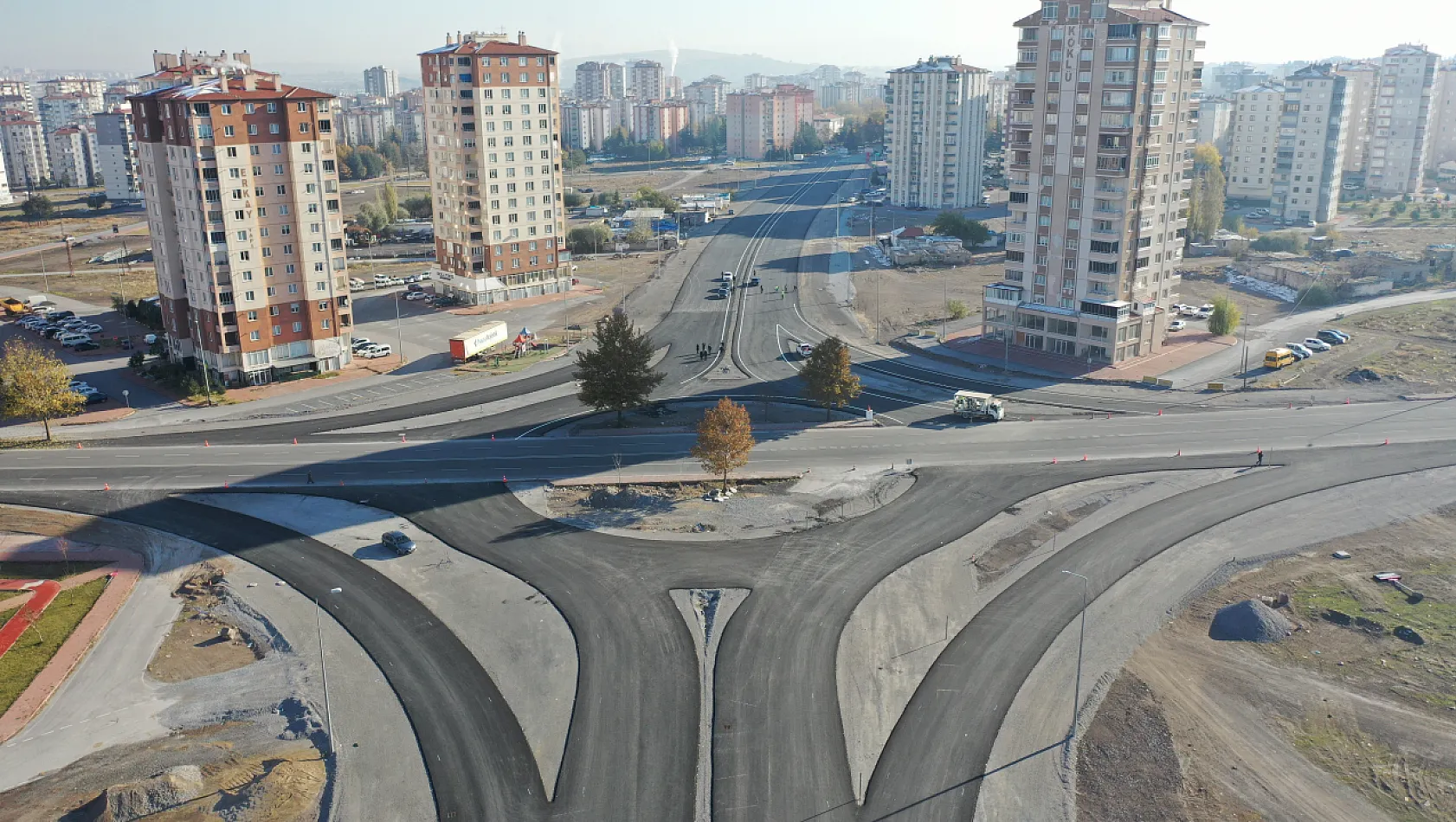 Kayseri'nin 25 milyonluk alternatif yolda sona yaklaşıldı