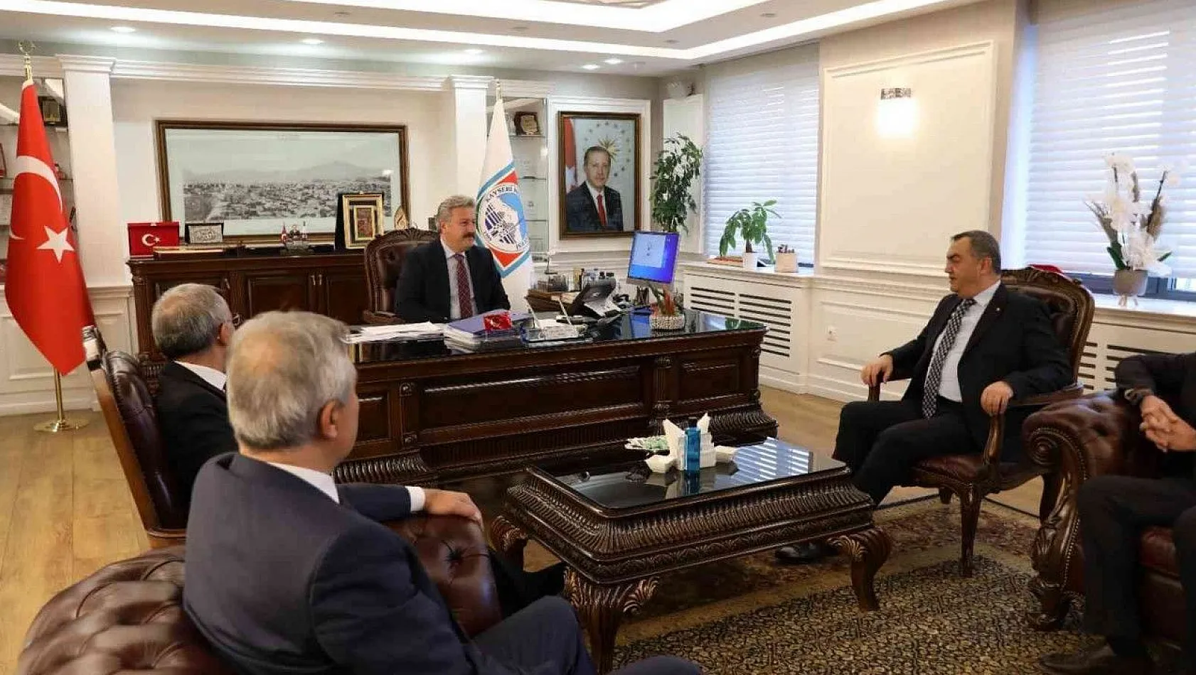 KAYSO ve OSB Başkanlarından, Palancıoğlu'na ziyaret