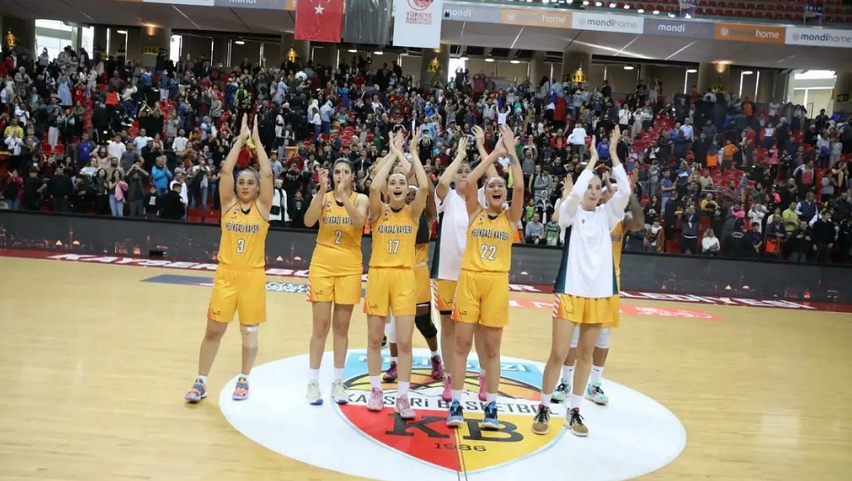 Melikgazi Kayseri Basketbol Avrupa yolcusu