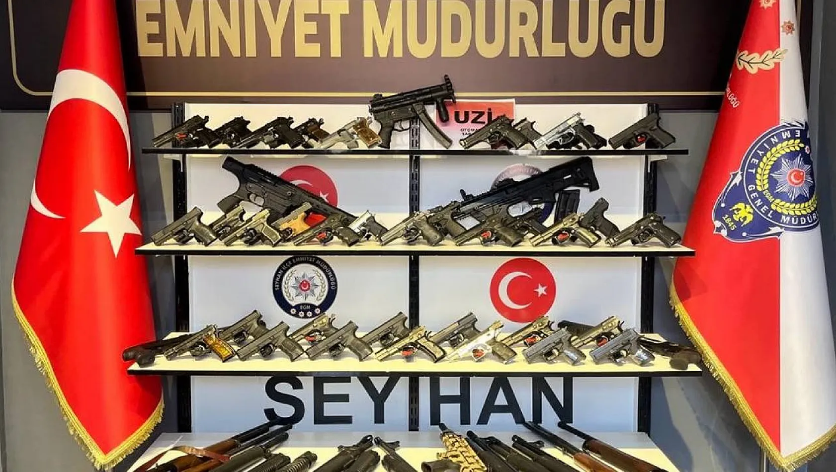 Seyhan'da 60 ruhsatsız silah ele geçirildi, 10 kişi tutuklandı