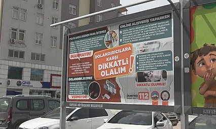 Kayseri'de bilboardlu uyarı! Valilik vatandaşları uyardı