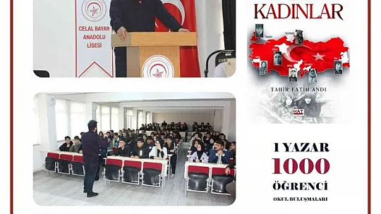 '1 Yazar 1000 Öğrenci Buluşmaları' Devam Ediyor