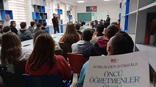 'Bir Yazar Bin Okul' projesi Tomarza'da