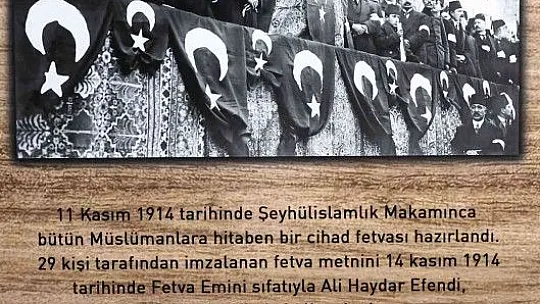 Tarihi belge, Milli Mücadele Müzesi'nde sergilenmeye başlandı