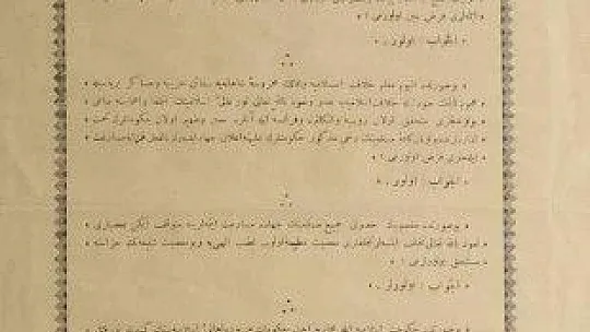 Tarihi belge, Milli Mücadele Müzesi'nde sergilenmeye başlandı