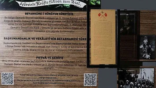 Tarihi belge, Milli Mücadele Müzesi'nde sergilenmeye başlandı