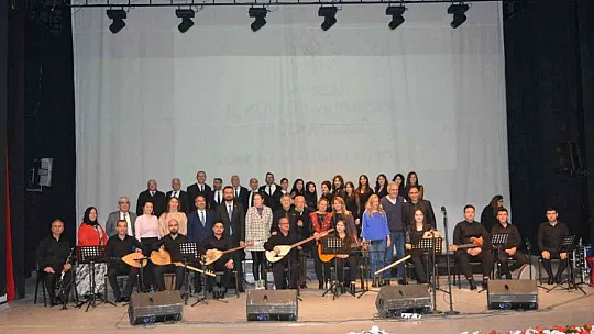 Konserde duygulandıran anlar...