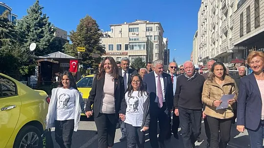 CHP'den Cumhuriyet yürüyüşü! Özer: Bu yokluk, yoksulluk, karanlık kader değil!