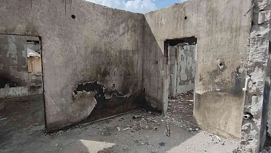 40 yıllık emeği çıkan yangında kül oldu