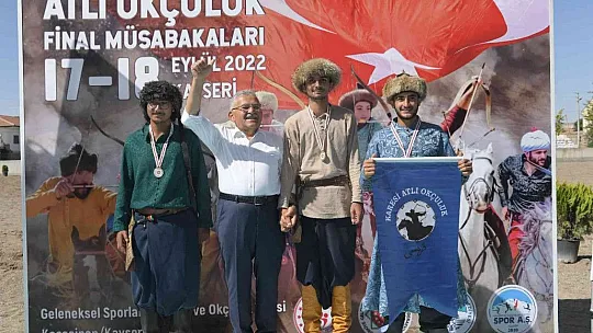 Atlı Okçuluk Türkiye Şampiyonası Kayseri'de yapıldı