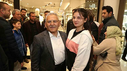Bakan Nebati Kayseri'de AVM ziyaret etti...