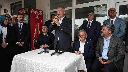 Bakan Akar Bünyan'da...