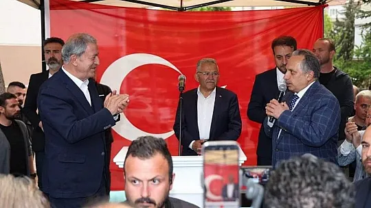 Bakan Akar Talas'ta vatandaşa seslendi...