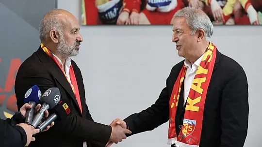 Bakan Akar'dan Kayserispor'a ziyaret