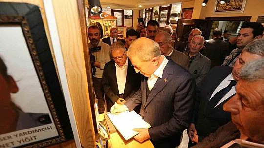 Akar ve Büyükkılıç'tan şehit ailesine ziyaret...