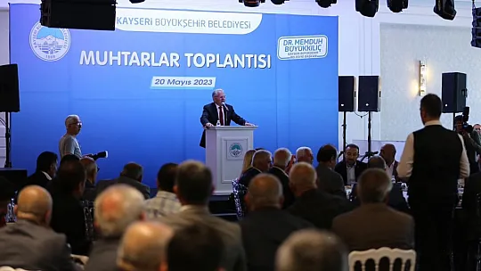 Muhtarlarla buluştular