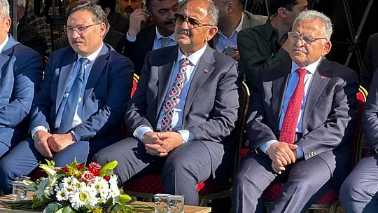 Bakan Özhaseki Yahyalı'da Asfalt Üretim Tesisleri'nin açılışına katıldı...