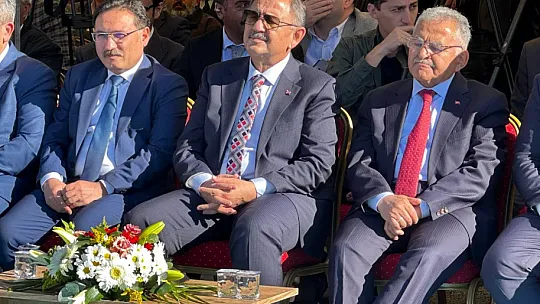 Bakan Özhaseki Yahyalı'da Asfalt Üretim Tesisleri'nin açılışına katıldı...