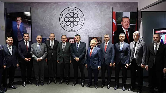 Bakanlar iş insanları ile buluştu