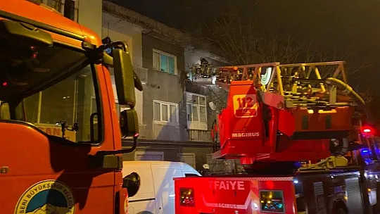 Sahabiye Mahallesi'nde yangın çıktı